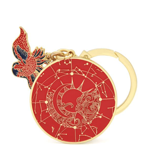 Crimson Phoenix Lunar Mansion Amulet Front