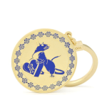 PEACH BLOSSOM RAT KEYCHAIN Front