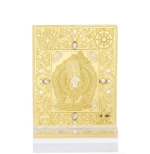 White Umbrella Goddess Mini Plaque Front