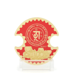 WEALTH LOCK COIN MINI PLAQUE Front