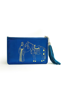 TRIBUTE HORSE WEALTH WALLET – BLUE